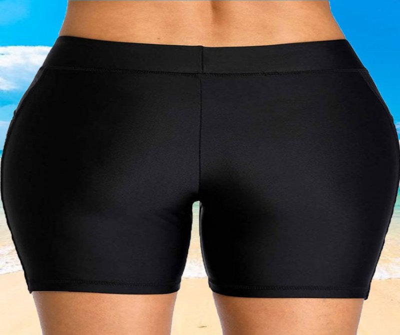 High Waist Lace Swim Shorts
