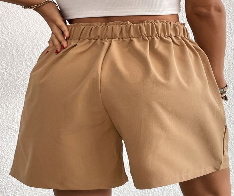 Loose Casual Women's High Waist Wide Leg Shorts