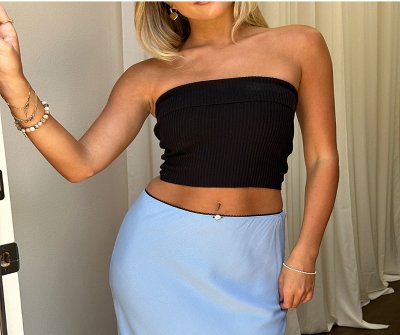 Women's Wrap Knit Mini Tank Top