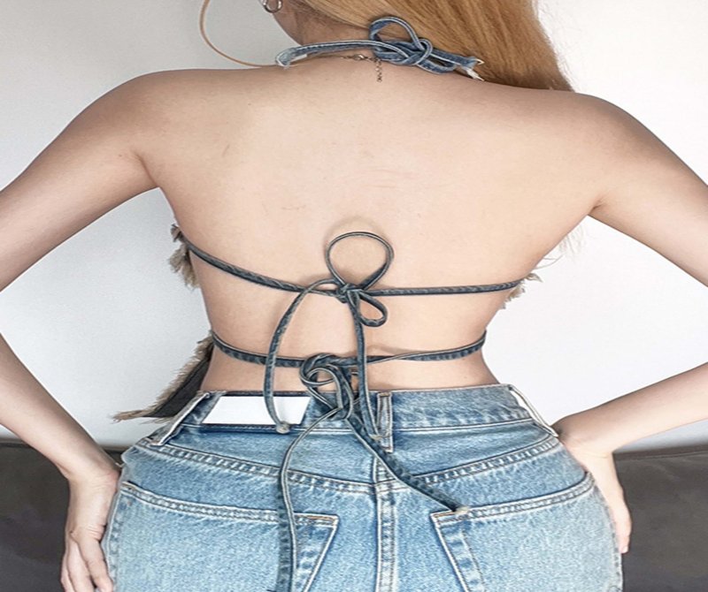 The Supermade Strap Sexy Backless Ladies Tank Top