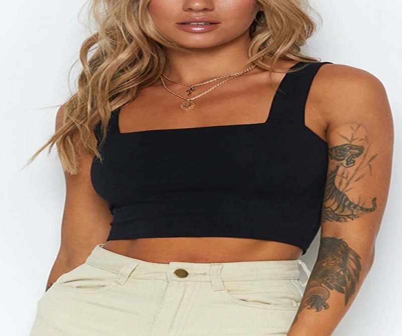 Fashionable Solid Color Short Vest