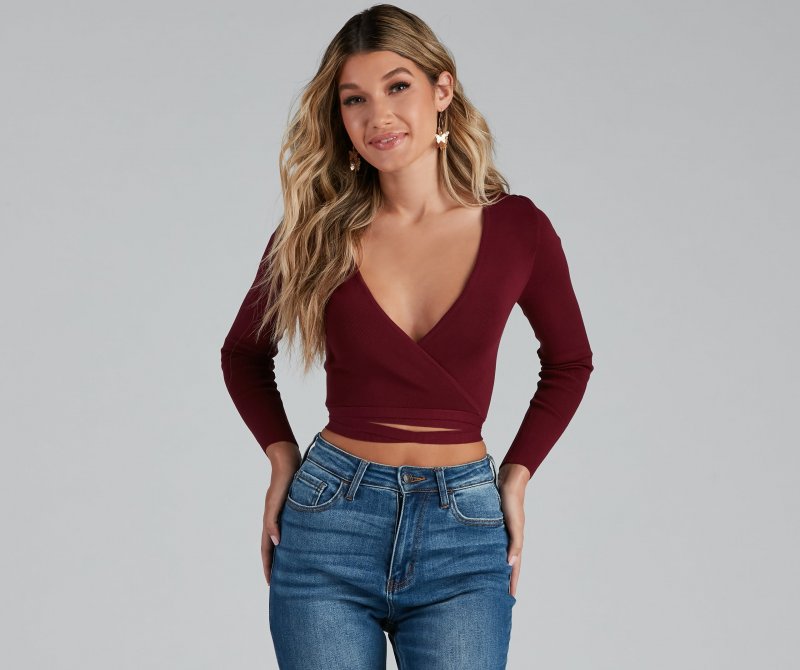 TableClothsUs Pretty Wraps Long Sleeve Sweater