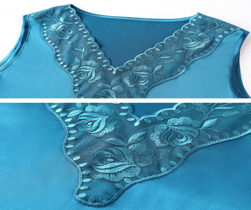 V-neck Lace Vest Sleeveless Blouse