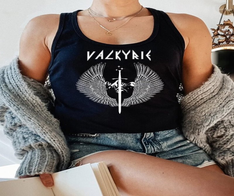 Racerback Tank, Valkyrie, The Valkyrie Ladies Shirt