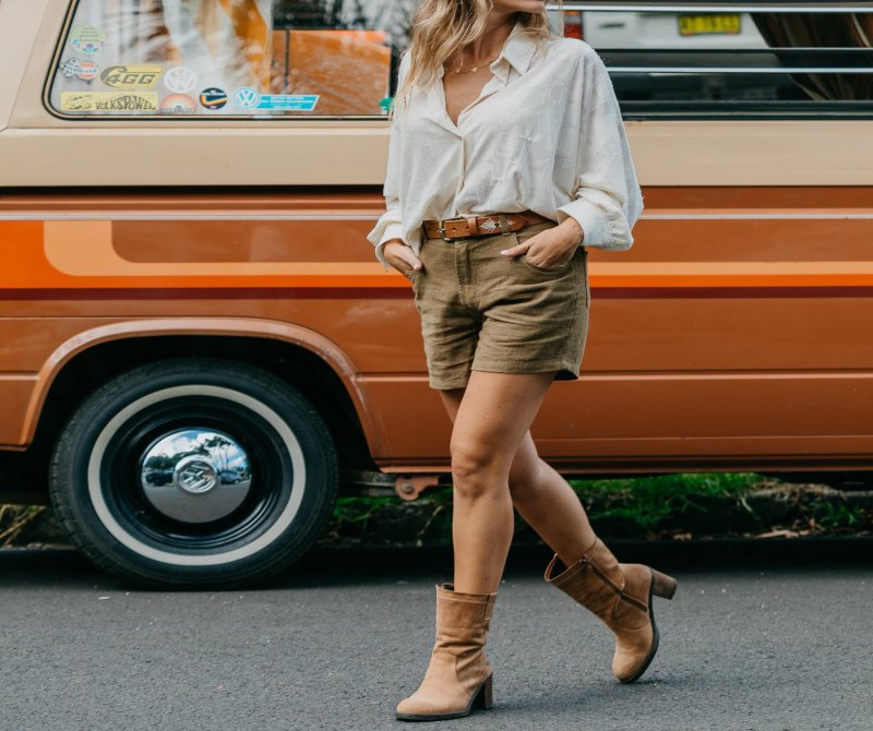Women's Linen Shorts