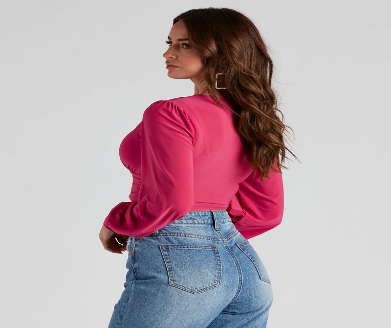 TableClothsUs Bring The Drama Puff Sleeve Bodysuit