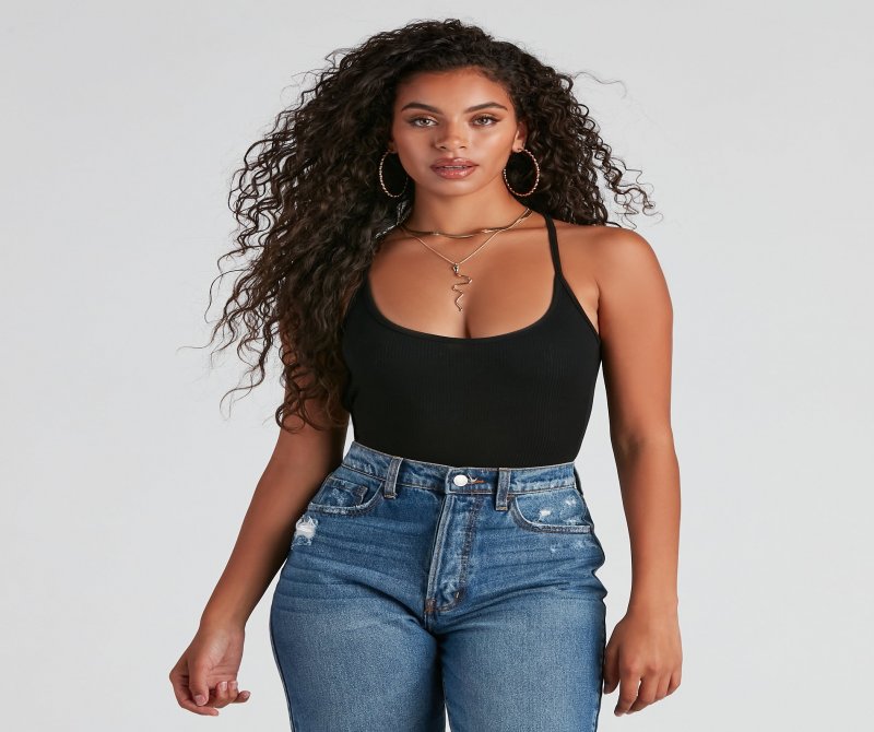 TableClothsUs All About The Basics Knit Bodysuit