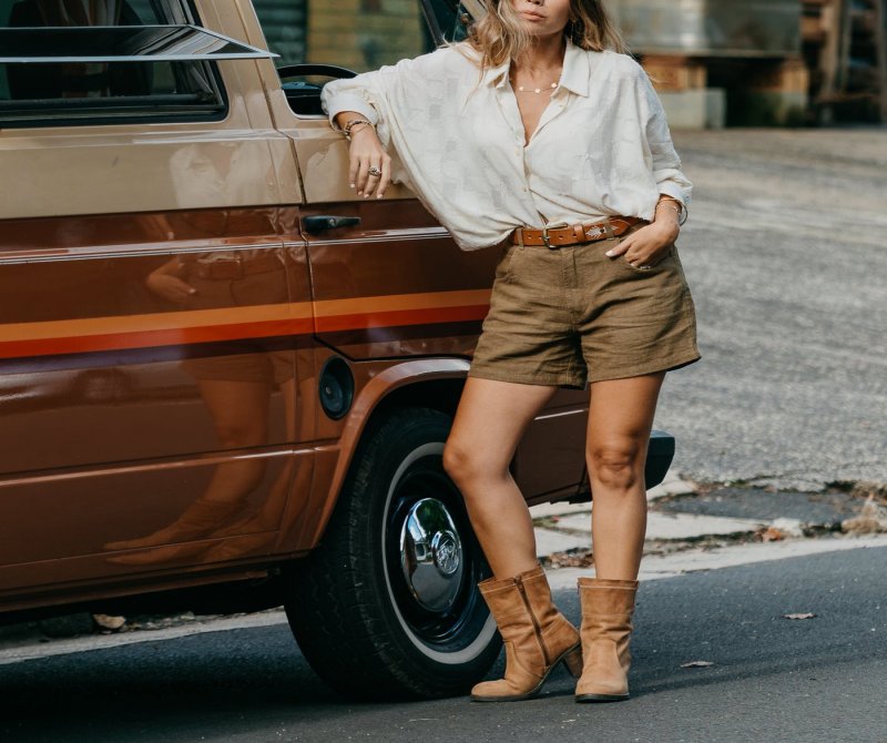 Women's Linen Shorts