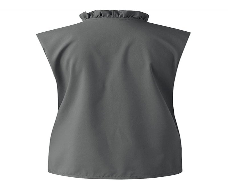 Summer Casual Sleeveless Ruffle Blouse