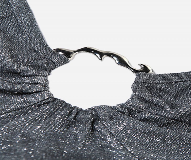 The Supermade Slim Hanging Neck Strap Underwear Female