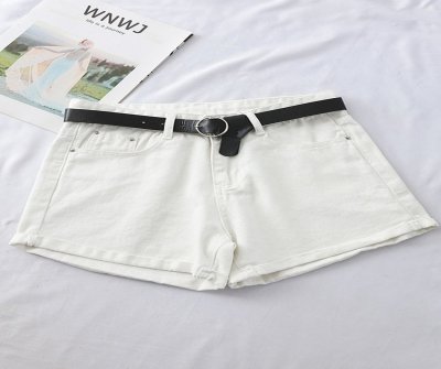 Retro Distressed Pocket Denim Shorts