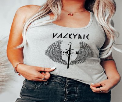 Racerback Tank, Valkyrie, The Valkyrie Ladies Shirt